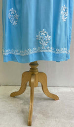 将图像加载到图库查看器中, Sifa Women's Lucknowi Handcrafted Modal Cotton Chikankari Gown - HONC0122082