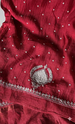 Load image into Gallery viewer, Navedaa Women's Lakhnavi Handcrafted Mul Chanderi UnStitched Kurta And Dupatta Set - HONC0318622
