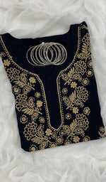 Load image into Gallery viewer, Haniya Women's Lucknowi Handcrafted Modal Cotton Chikankari Kurti - HONC0108070