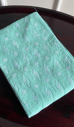 Load image into Gallery viewer, Women's Lakhnavi Handcrafted Cotton Chikankari Semi - Stitched Kurti Fabric - HONC0244104