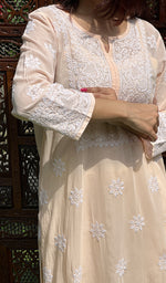 Load image into Gallery viewer, Shiza Women's Lucknowi Handcrafted Cotton Chikankari Kurti - HONC0226737