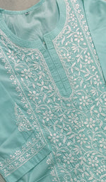 Load image into Gallery viewer, Iqra Women's Lucknowi Handcrafted Cotton Chikankari Kurti - HONC0220803