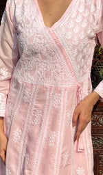 Load image into Gallery viewer, Abisha Women's Lucknowi Handcrafted Cotton Chikankari Angrakha - HONC0236287