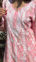 Load image into Gallery viewer, Ruhee Women's Lucknowi Handcrafted  Modal  Cotton Chikankari Kurti - HONC0239825
