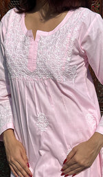 Load image into Gallery viewer, Falak Women's Lucknowi Handcrafted Cotton Chikankari Kurti - HONC0220784