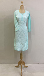 Load image into Gallery viewer, Iqra Women's Lucknowi Handcrafted Cotton Chikankari Kurti - HONC0220803