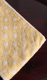 Load image into Gallery viewer, Women's Lakhnavi Handcrafted Cotton Chikankari Semi - Stitched Kurti Fabric - HONC0244110