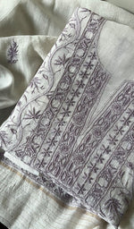 Load image into Gallery viewer, Asiyah Women's Lakhnavi Handcrafted Mul Chanderi Kurta And Dupatta Set - HONC0226789