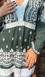 Load image into Gallery viewer, Alshifa Women's Lakhnavi Handcrafted Modal Cotton Chikankari Top - HONC0246700