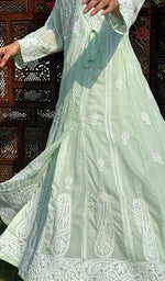 Load image into Gallery viewer, Abisha Women's Lucknowi Handcrafted Cotton Chikankari Angrakha - HONC0232851