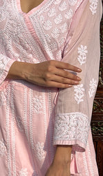Load image into Gallery viewer, Abisha Women's Lucknowi Handcrafted Cotton Chikankari Angrakha - HONC0236287