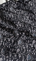 Load image into Gallery viewer, Women's Lakhnavi Handcrafted Munga Silk Chikankari Kurta And Dupatta Set - HONC0256129
