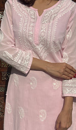 Load image into Gallery viewer, Soniya Women's Lucknowi Handcrafted Cotton Chikankari Kurti -  HONC0210135