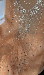 将图像加载到图库查看器中, Marifa Women's Lakhnavi Handcrafted Pure Organza Chikankari Unstitched Kurta And Dupatta Set- HONC0300622