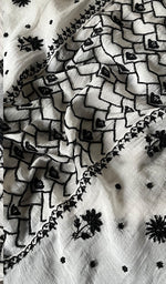 Load image into Gallery viewer, Women's Lakhnavi Handcrafted Mul Chanderi Semi - Stitched Kurta And Dupatta Set - HONC0229059
