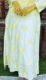 将图像加载到图库查看器中, Women's Lucknowi Handcrafted Cotton Chikankari Kurti - HONC0232242