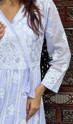 Load image into Gallery viewer, Abisha Women's Lucknowi Handcrafted Cotton Chikankari Angrakha - HONC02328433