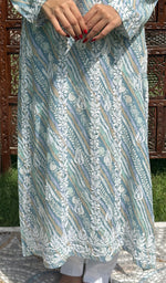 Load image into Gallery viewer, Ruhee Women's Lucknowi Handcrafted  Modal  Cotton Chikankari Kurti - HONC0239823