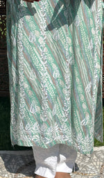 Load image into Gallery viewer, Ruhee Women's Lucknowi Handcrafted  Modal  Cotton Chikankari Kurti - HONC0168436
