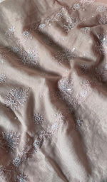Load image into Gallery viewer, Women's Lakhnavi Handcrafted Mul Chanderi Semi - Stitched Kurta And Dupatta Set - HONC0238899