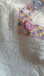 将图像加载到图库查看器中, Sidra Women's Lakhnavi Handcrafted Cotton Chikankari Suit Material - HONC0233844