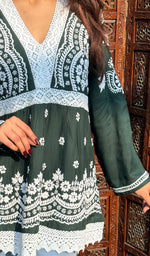 Load image into Gallery viewer, Alshifa Women's Lakhnavi Handcrafted Modal Cotton Chikankari Top - HONC0246700
