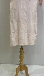 Load image into Gallery viewer, Aafira Women's Lucknowi Handcrafted Muslin Chikankari Kurti - HONC0227288