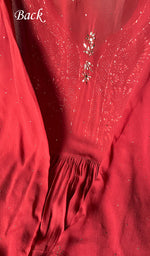 Load image into Gallery viewer, Red Lakhnavi Chikankari Suits