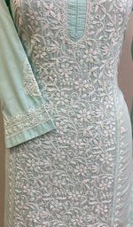 Load image into Gallery viewer, Iqra Women's Lucknowi Handcrafted Cotton Chikankari Kurti - HONC0220803