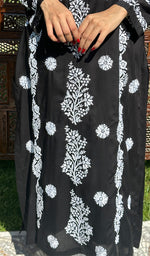 Load image into Gallery viewer, Women's Lucknowi Handcrafted Modal Cotton Chikankari Kurti - HONC0226943