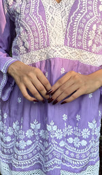Load image into Gallery viewer, Alshifa Women's Lakhnavi Handcrafted Modal Cotton Chikankari Top - HONC0246778