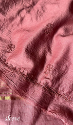 Load image into Gallery viewer, Amisha Women's Lakhnavi Handcrafted Chanderi Silk Chikankari Full Suit Material- HONC0253716