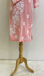 Load image into Gallery viewer, Laveeza Women's Lucknowi Handcrafted Cotton Chikankari Kurti - HONC0160216