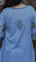 Load image into Gallery viewer, Mehreen Women's Lucknowi Handcrafted Cotton Chikankari Kurti - HONC0229718