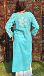 将图像加载到图库查看器中, Women's Lucknowi Handcrafted Cotton Chikankari Kurti - HONC0229400