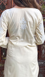 将图像加载到图库查看器中, Aarzu Women's Lucknowi Handcrafted Cotton Chikankari Kurti-HONC0138248