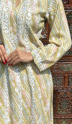 将图像加载到图库查看器中, Ruhee Women's Lucknowi Handcrafted  Modal Cotton Chikankari Kurti - HONC0168429