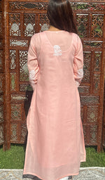 将图像加载到图库查看器中, Naira Women's Lucknowi Handcrafted Cotton Chikankari Kurti - HONC0164383