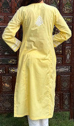 Load image into Gallery viewer, Iqra Women's Lucknowi Handcrafted Cotton Chikankari Kurti - HONC0161245