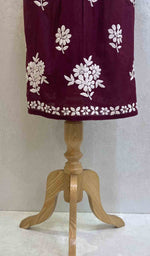 将图像加载到图库查看器中, Women's Lucknowi Handcrafted Cotton Chikankari Dress - HONC060130