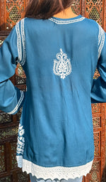 Load image into Gallery viewer, Green Chikankari kurti