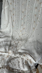 Load image into Gallery viewer, Women's Lucknowi Handcrafted Viscose Georgette Chikankari Anarkali and Dupatta Set- HONC0304388