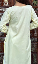 Load image into Gallery viewer, Falak Women's Lucknowi Handcrafted Cotton Chikankari Kurti - HONC0220643