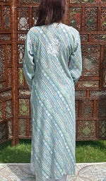 Load image into Gallery viewer, Ruhee Women's Lucknowi Handcrafted  Modal  Cotton Chikankari Kurti - HONC0239823