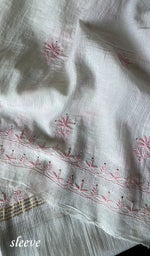 Load image into Gallery viewer, Women's Lakhnavi Handcrafted Maheshwari Mul Chanderi Kurta And Dupatta Set - HONC0178087