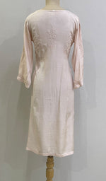 Load image into Gallery viewer, Aafira Women's Lucknowi Handcrafted Muslin Chikankari Kurti - HONC0227288