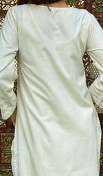 Load image into Gallery viewer, Falak Women's Lucknowi Handcrafted Cotton Chikankari Kurti - HONC0220622