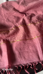 Load image into Gallery viewer, Amisha Women's Lakhnavi Handcrafted Chanderi Silk Chikankari Full Suit Material- HONC0253716