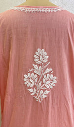 Load image into Gallery viewer, Laveeza Women's Lucknowi Handcrafted Cotton Chikankari Kurti - HONC0160216