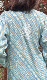 Load image into Gallery viewer, Ruhee Women's Lucknowi Handcrafted  Modal  Cotton Chikankari Kurti - HONC0239823